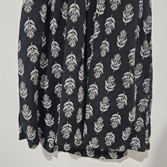 Old Navy - Dress Puff-Sleeve Printed Tie-Back Mini Swing - Size M - Black - Picture 7 of 11